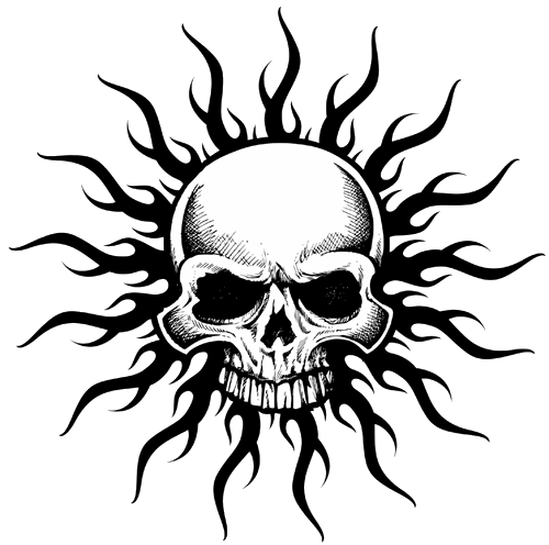 Skull Tattoo PNG - 15595