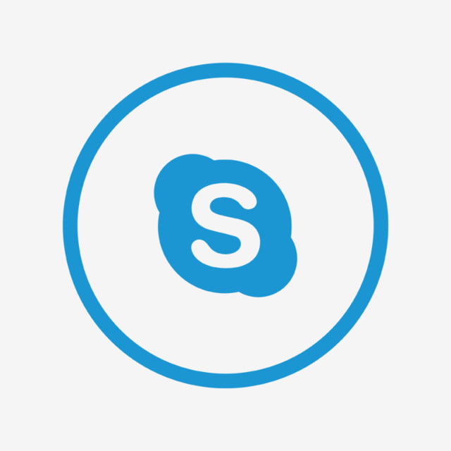 Free Skype Logo Transparent B