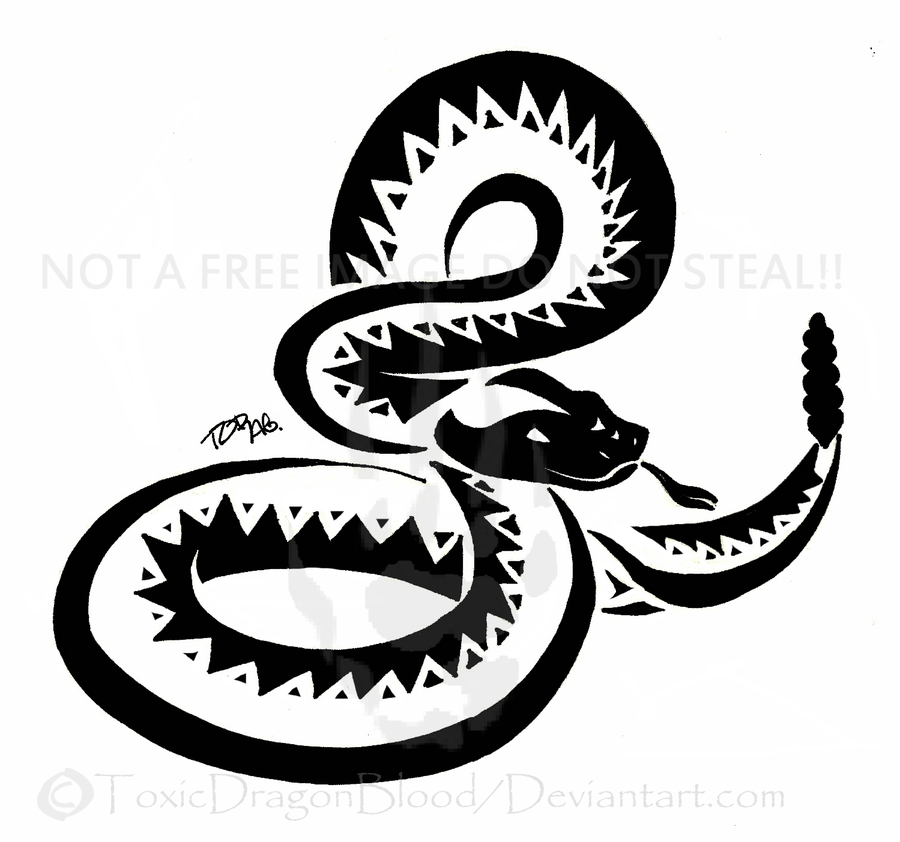 Snake Tattoo PNG - 3594