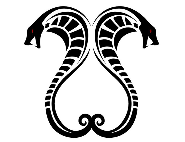 Large Tribal Cobra Snake Tatt