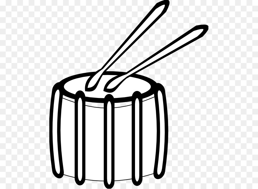 Snare Drum PNG Black And White - 158156
