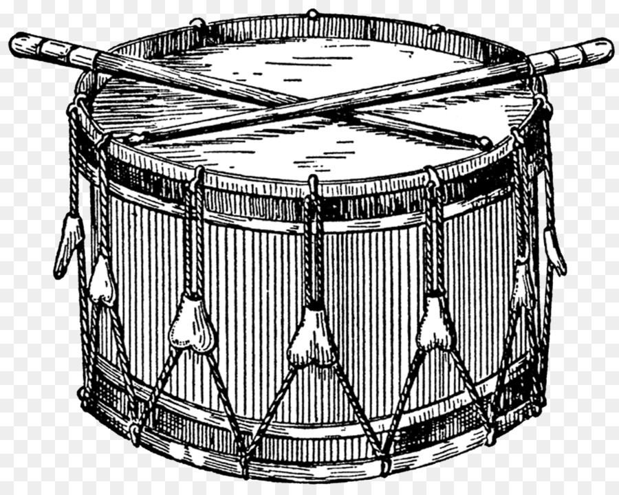 Snare Drum PNG Black And White - 158152