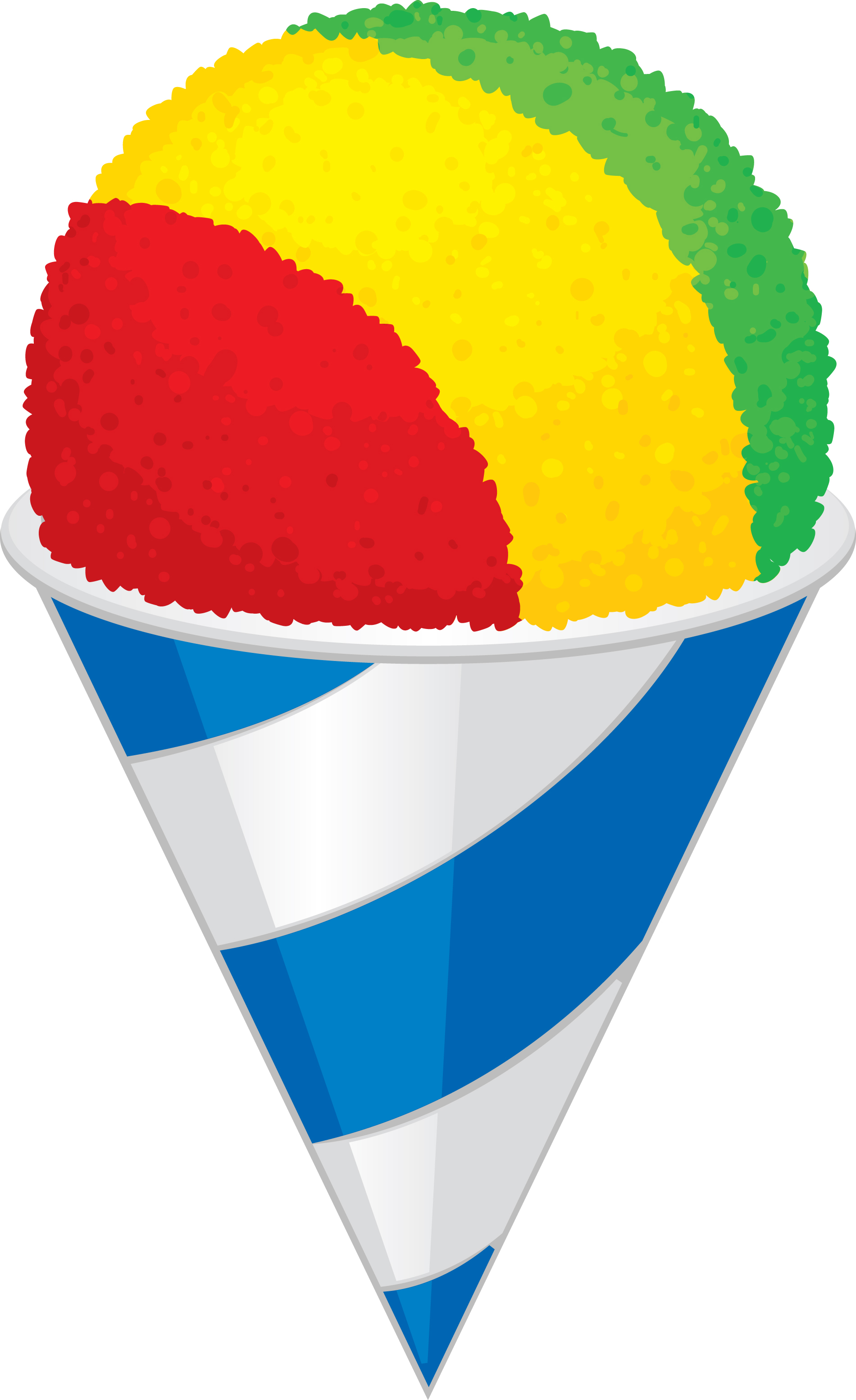 Rainbow Snow Cone Clipart