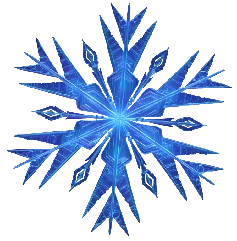 Frozen Snowflake PNG HD