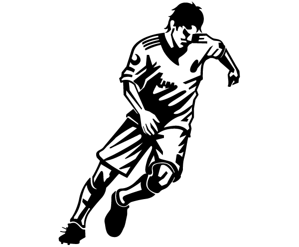 Soccer Player Vector Image