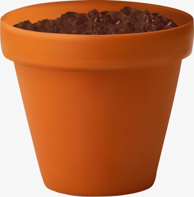 Soil In A Pot PNG - 168822