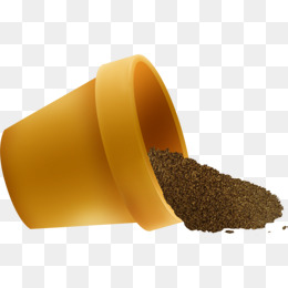 Soil In A Pot PNG - 168832