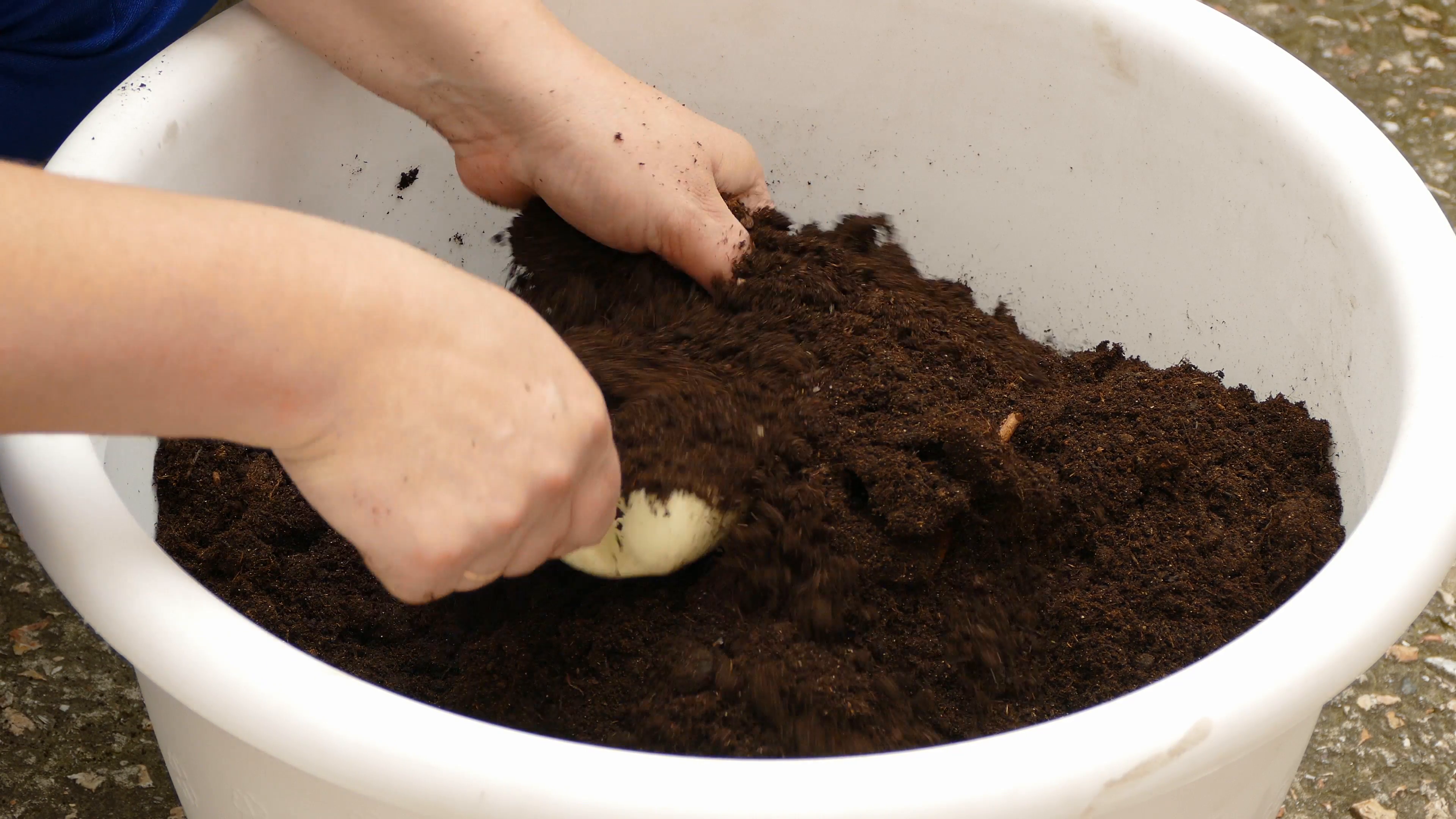 Soil In A Pot PNG - 168834