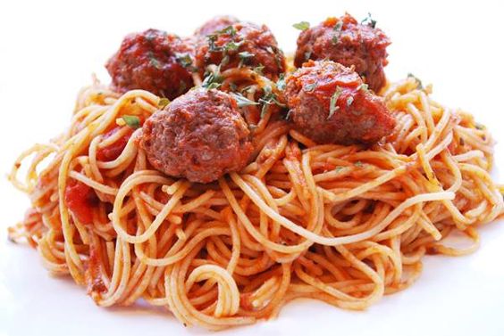 Spaghetti And Meatballs PNG HD - 124823