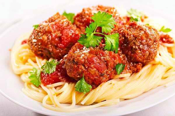 Spaghetti And Meatballs PNG HD - 124822