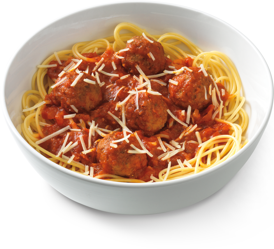 Spaghetti And Meatballs PNG HD - 124820