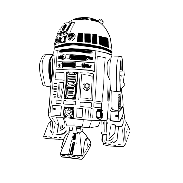 Star Wars PNG Black And White - 53914