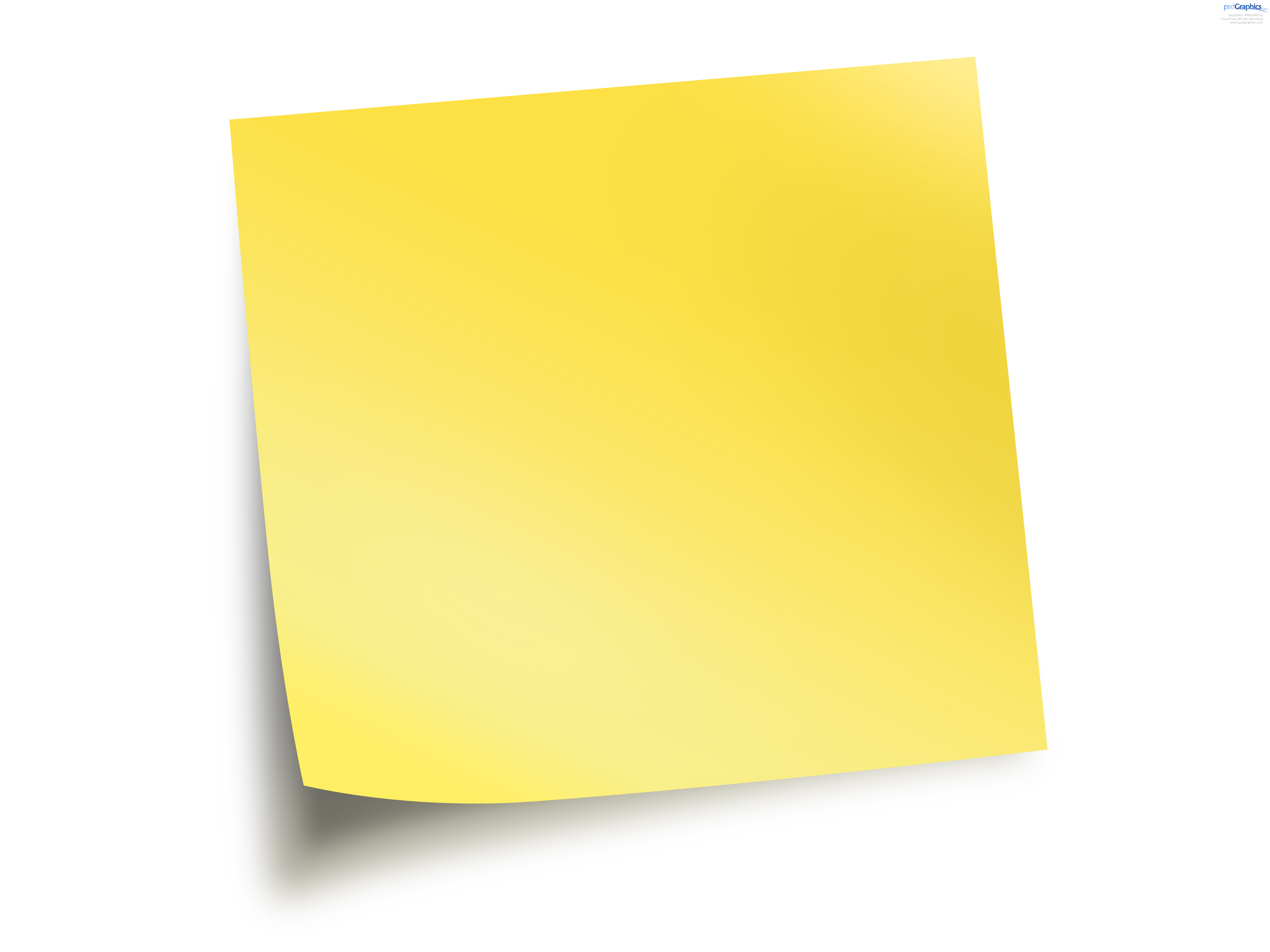 Stickynotes HD PNG - 92470