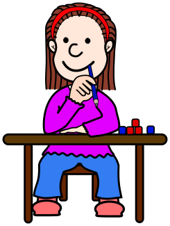 Student At Desk PNG - 170903