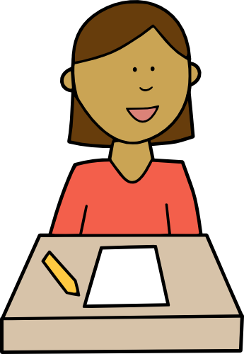 Student At Desk PNG - 170905