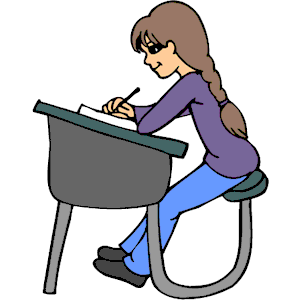 Student At Desk PNG - 170913