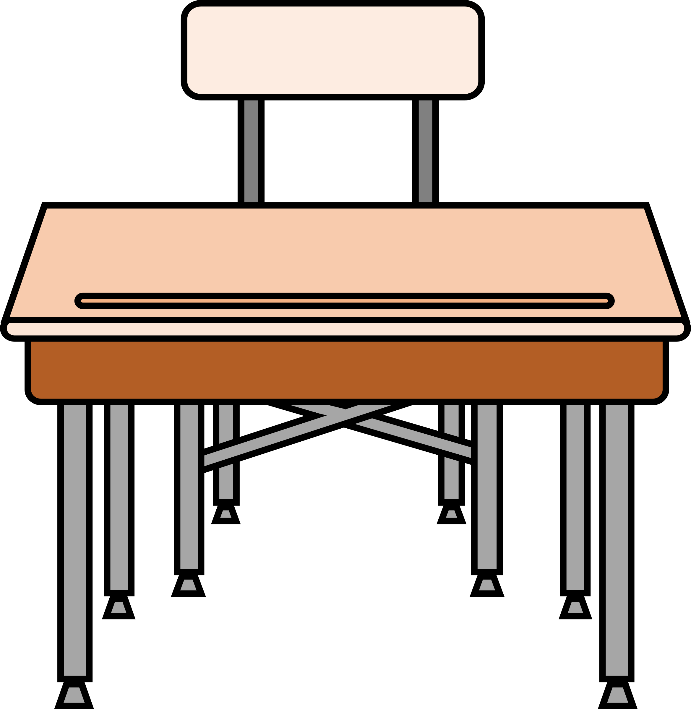 Student At Desk PNG - 170898