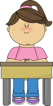 Student Sitting At Desk PNG - 170950