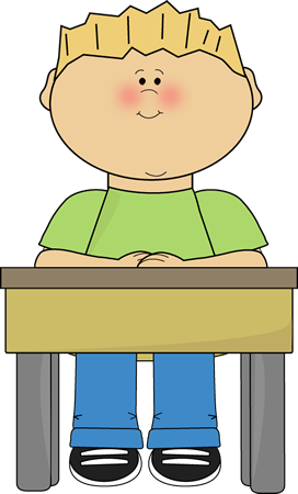 Student Sitting At Desk PNG - 170939
