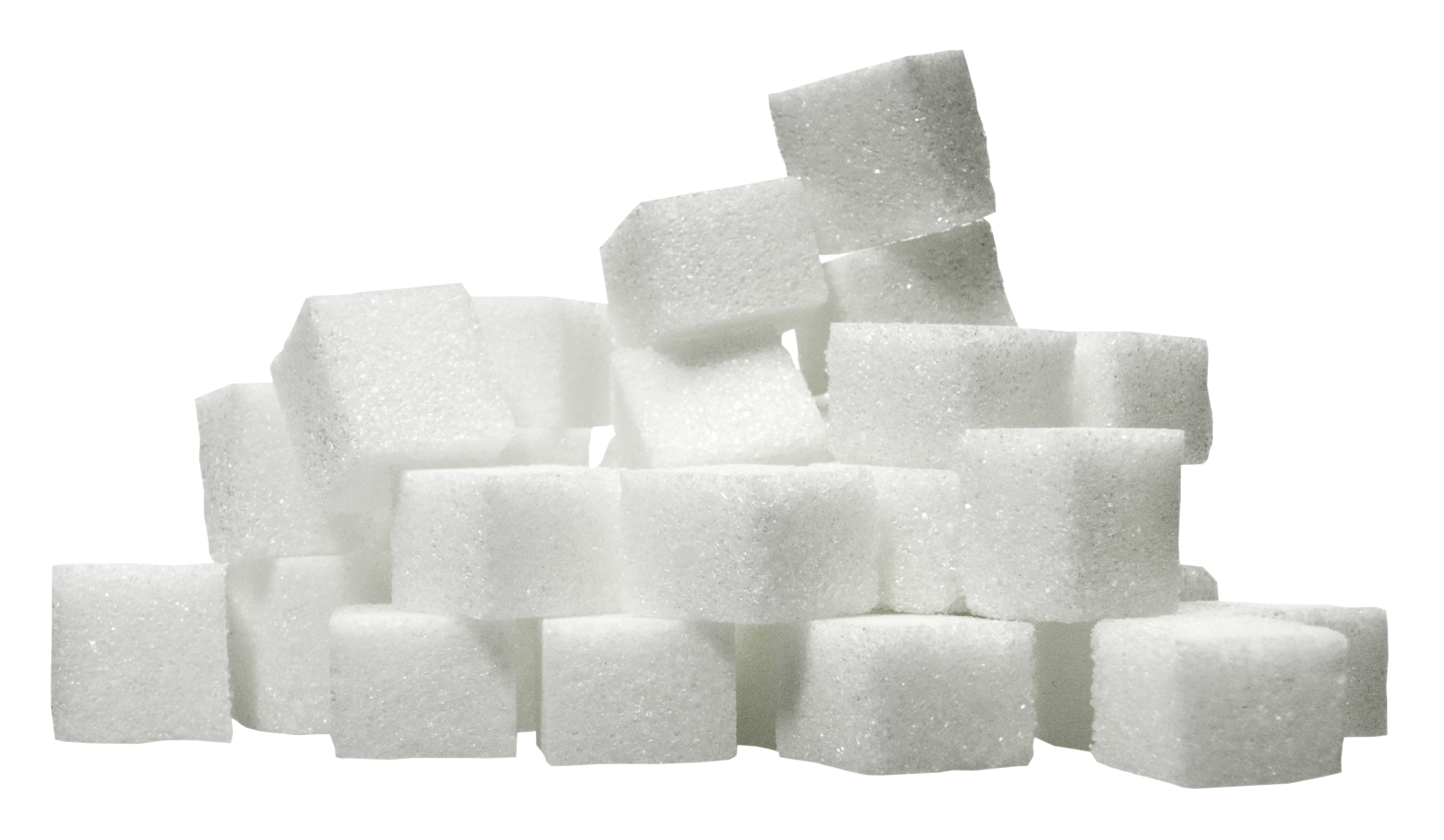 Sugar cubes, which are used t