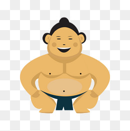 Cartoon sumo wrestler Free PN