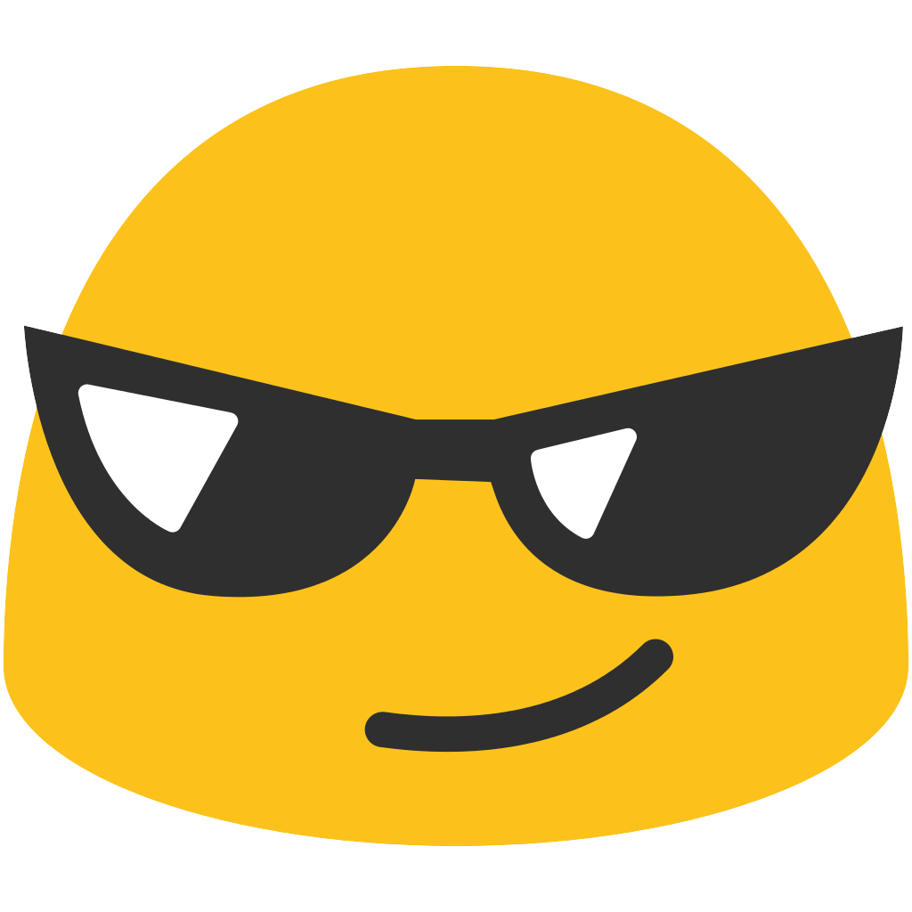 Sunglasses Emoji PNG Image