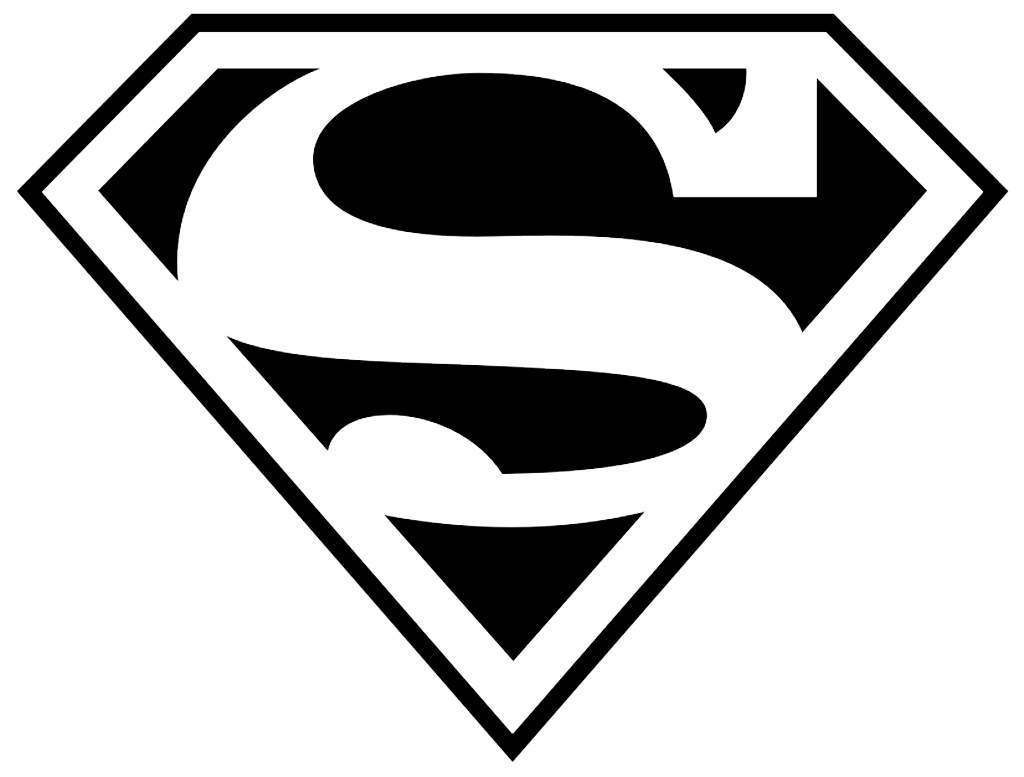Superman Man of Steel symbol.