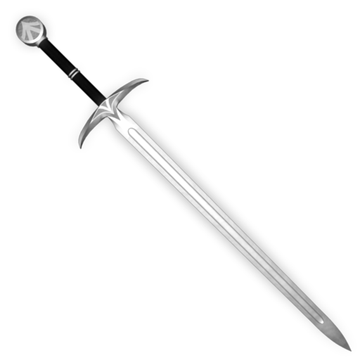 Sword PNG Black And White - 57878