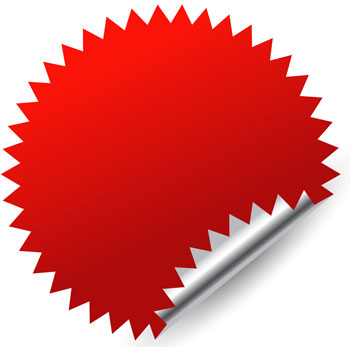 Red christmas tag png