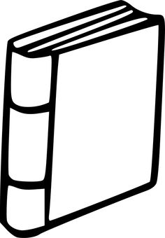 Tall Stack Of Books PNG Black And White - 150121