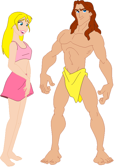 Tarzan And Jane PNG - 169581