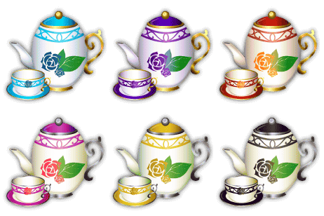 Tea Set PNG - 3399