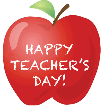 Teacher With Apple PNG - 167852