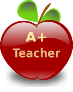 Teacher With Apple PNG - 167835
