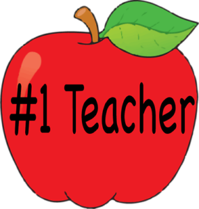 Teacher With Apple PNG - 167850