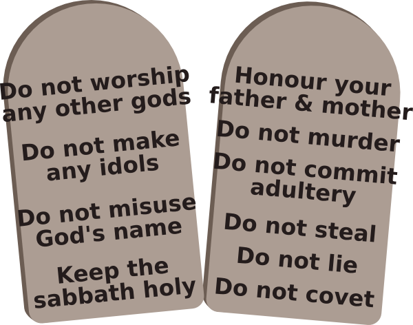 Ten Commandments PNG HD - 128478