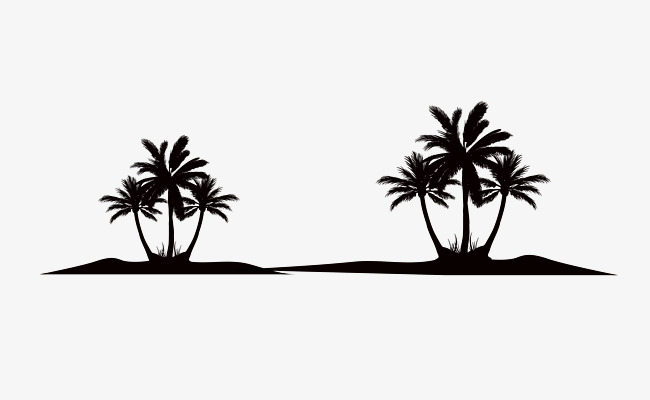 The Beach PNG Black And White - 151837