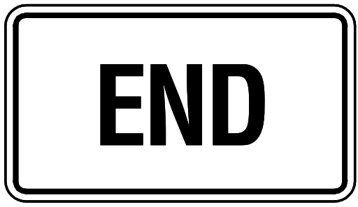 The End PNG - 63229