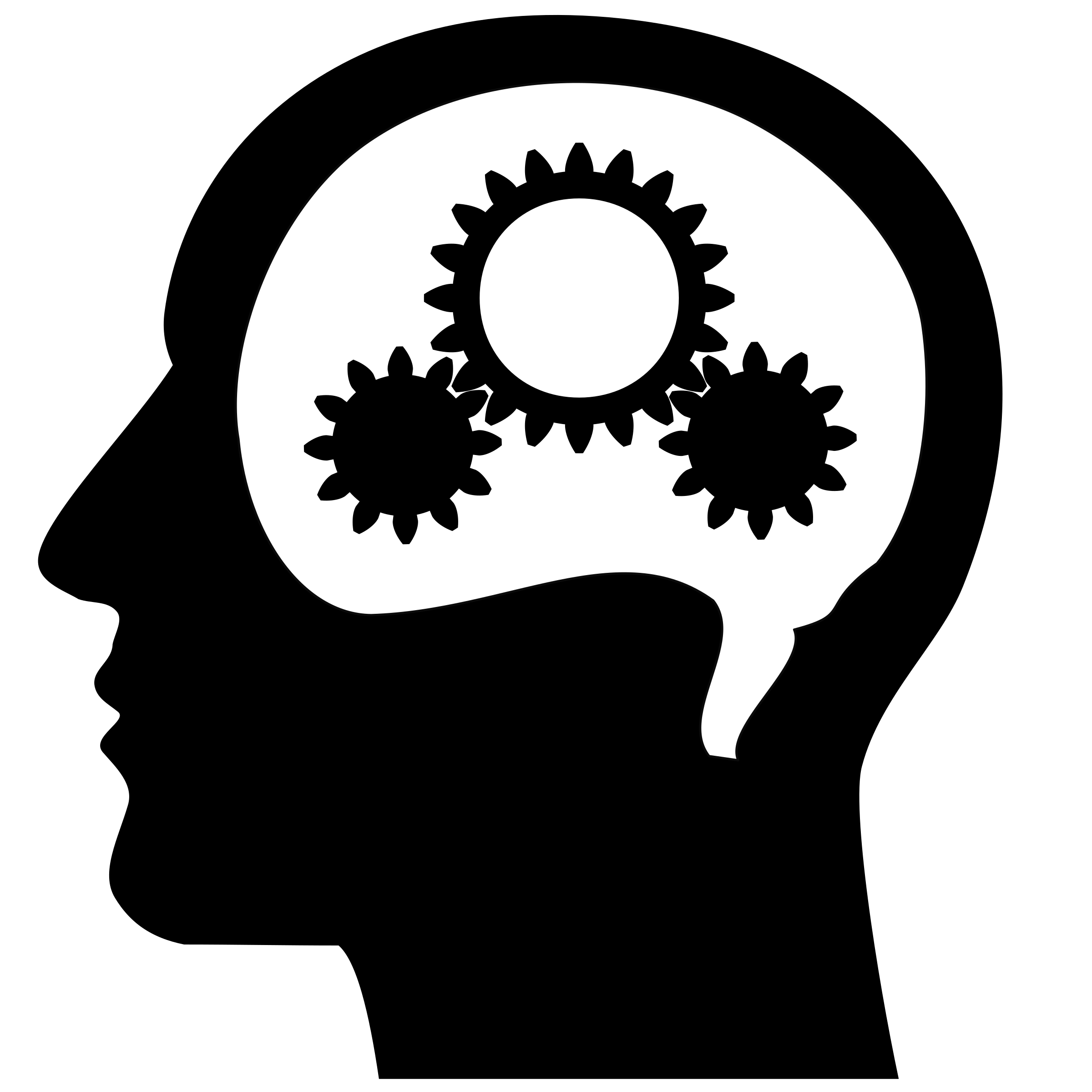 Thinking brain concept, video