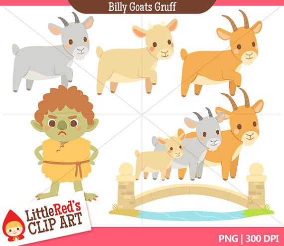 Three Billy Goats PNG - 146099