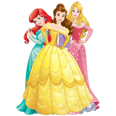 Three Disney Princesses