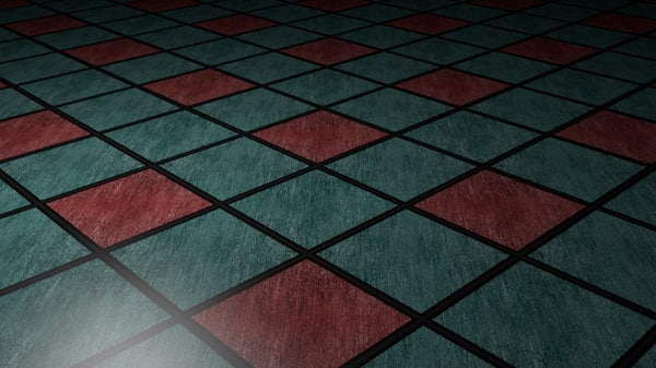 Blue Floor Tile