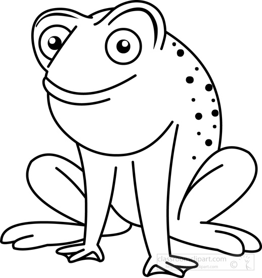 Toad PNG Black And White - 163028