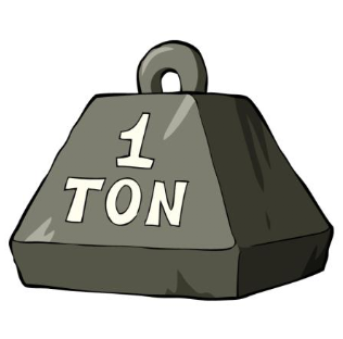 Ton Weight PNG - 57096
