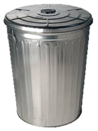 Vector metal trash can, Free 