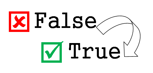 True And False PNG - 168344