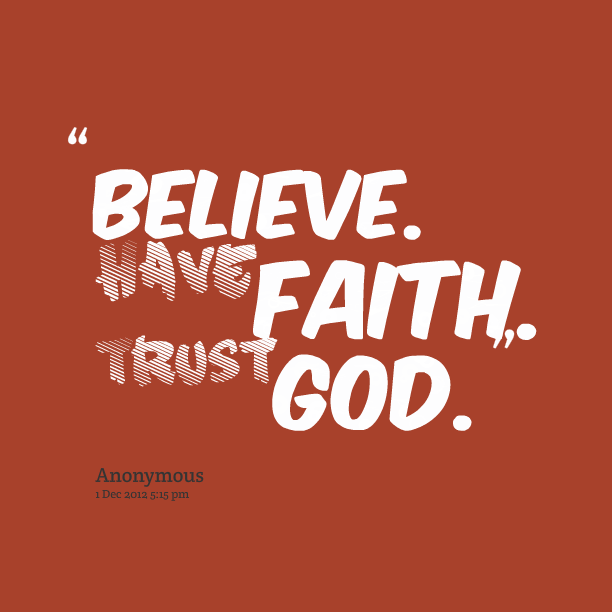 Trust In God PNG - 170600