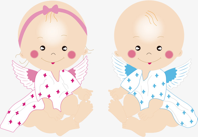 Twin Baby Girl PNG Free - 162815