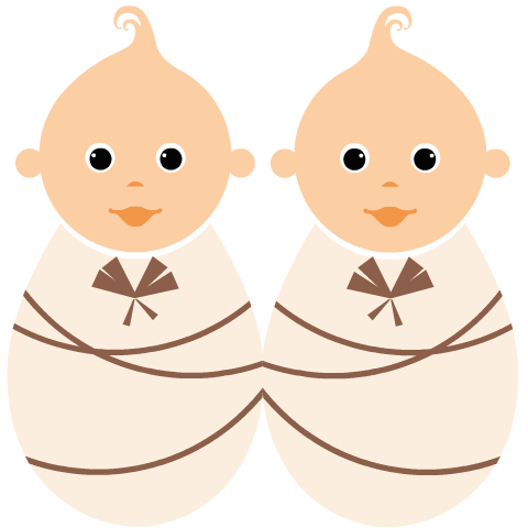 Twin Baby Girl PNG Free - 162818