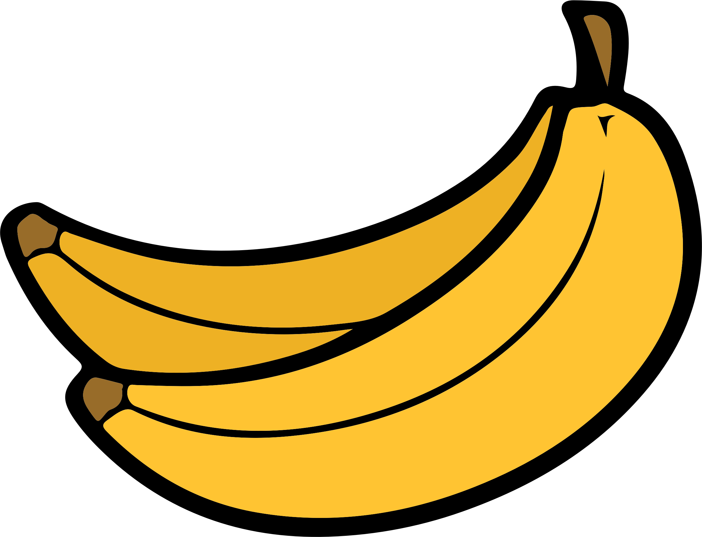 Two Bananas PNG - 146554